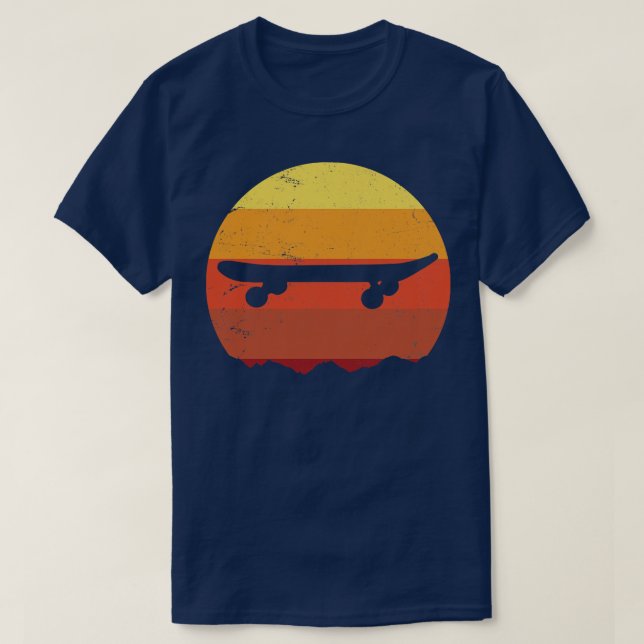 Skateboard-Vintage T Shirt (Design framsida)