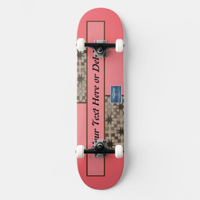 Skateboard VP(Peach LED S.C.C.)RFPMDesigns©️2023/4 (Framsida)
