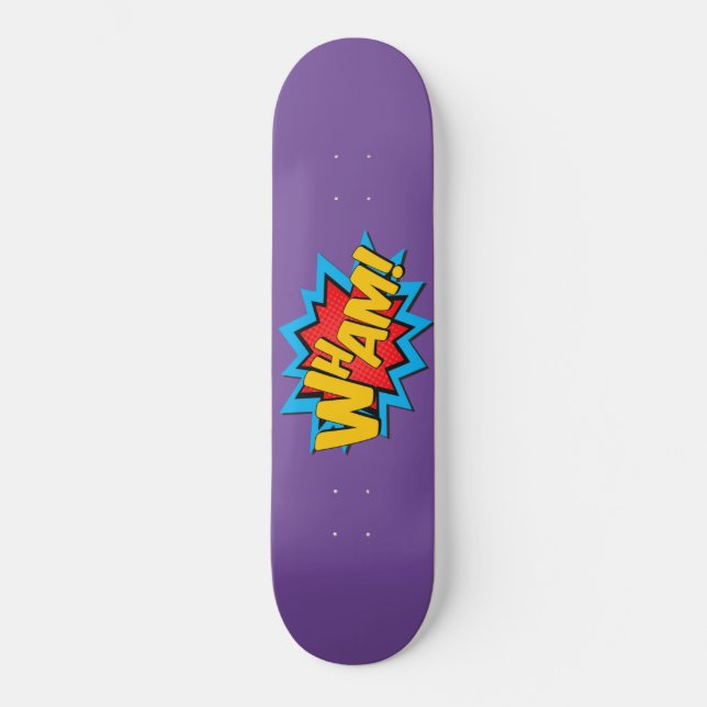 Skateboard - Wham! Lila (Framsida)