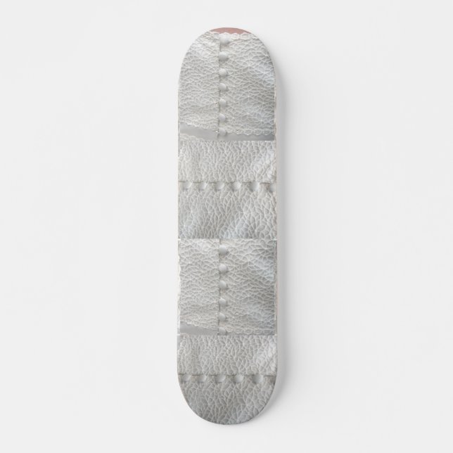 Skateboard White Bröllop - Anpassade Bräda 21,5 Cm (Framsida)