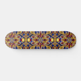 Skateboard with Colombia Färg Design
