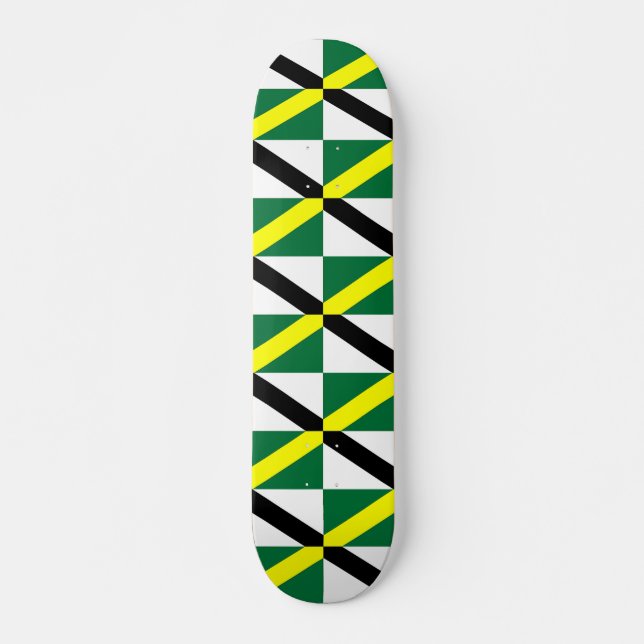 Skateboard with flagga of Monterey, California, US (Framsida)
