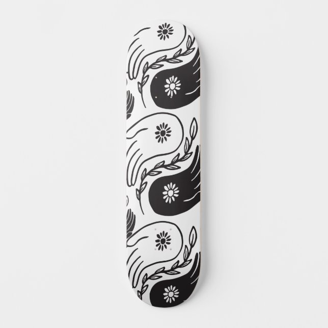Skateboard yin yang  (Framsida)