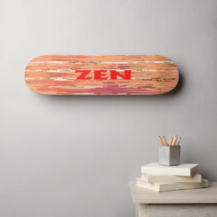 Skateboard Zen Red Reeds