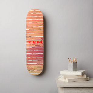Skateboard Zen Red Reeds