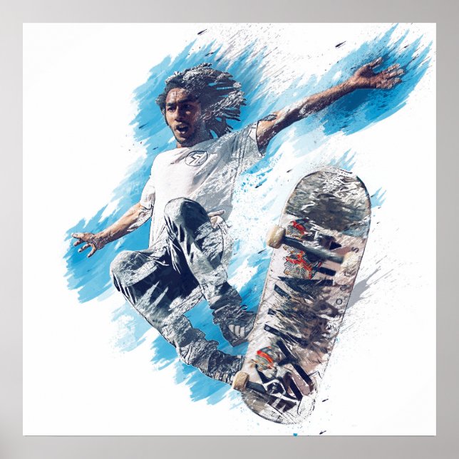 Skateboardåkare Poster (Framsidan)