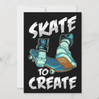 Skateboardåkare Skate För Att Skapa