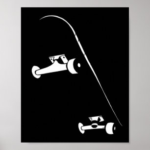 Skateboardåkare Skateboardåkning Skateboard Poster