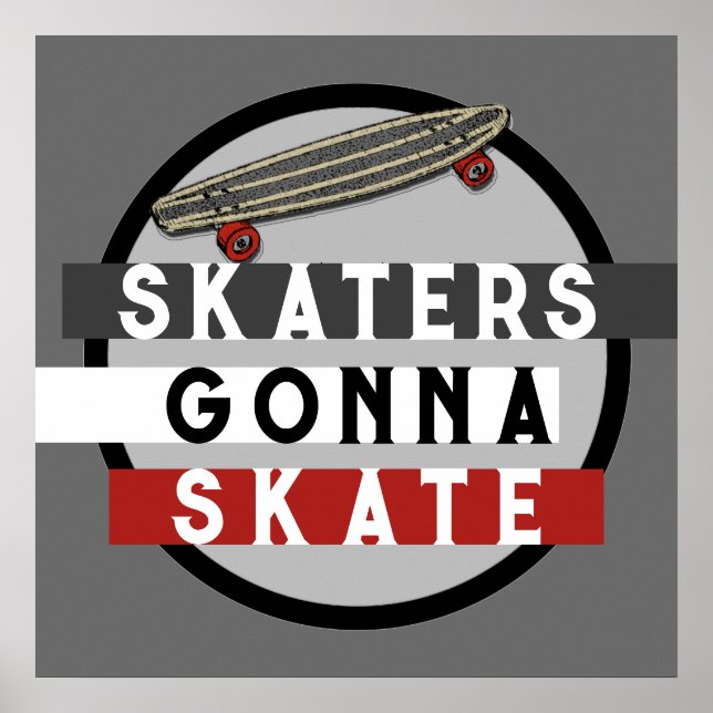 Skateboardåkning Poster (Framsidan)