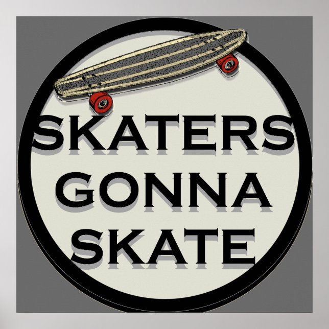 Skateboardåkning Poster (Framsidan)