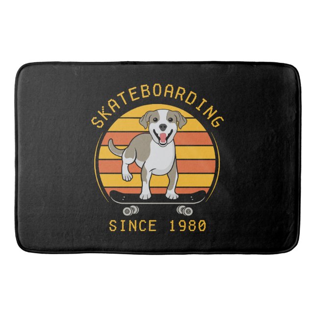 Skateboardåkning sedan 1980 badrumsmatta (Framsidan)