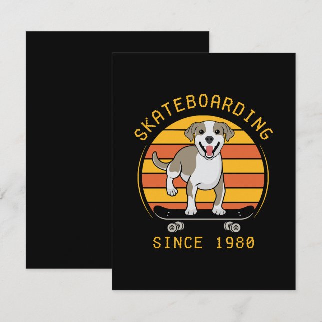 Skateboardåkning sedan 1980 tilläggskort (Fram/baksida)