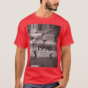 Skateboardationen är ljud i levande 1990 Graphic T Shirt