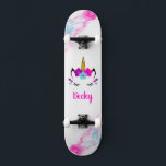 Skateboardbord för flickor med namn mini skateboard bräda 18,5 cm<br><div class="desc">Gör den här Unicorn-skateboard till din egen genom att lägga till din text. Om du vill komma åt avancerad redigering går du till "Anpassa den här verktygen" och klickar på "Information", rulla ner och tryck på länken "klicka för att anpassa ytterligare". Perfekt för Tillfälle som födelsedag eller Studenten, för utomhusskateboarder...</div>