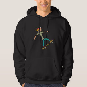 Skateboardbord Hoodie