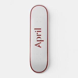 Skateboardbord i april/fjällbord i april Anka Mini Skateboard Bräda 18,5 Cm