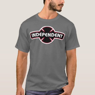 Skateboardbordning i oberoende t shirt