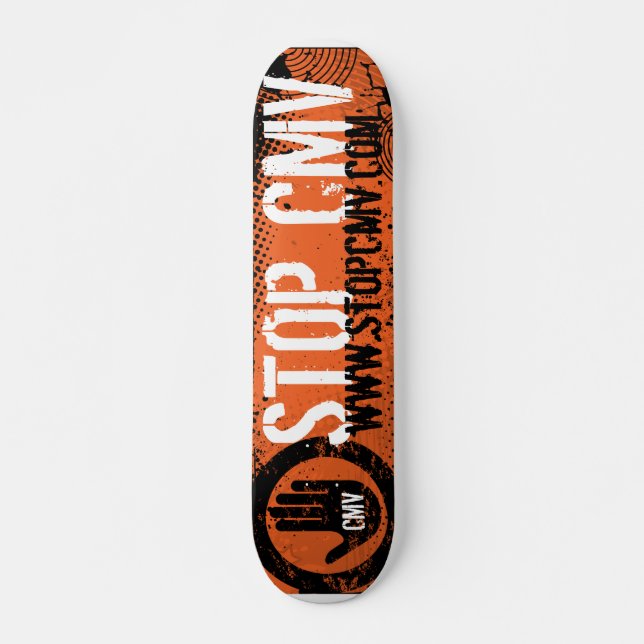 Skateboarddäck för stopp CMV Mini Skateboard Bräda 18,7 Cm (Framsida)