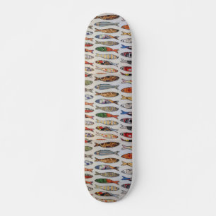Skateboarddäck i Mönster Mini Skateboard Bräda 18,5 Cm