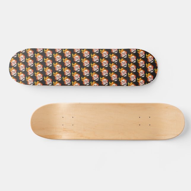 Skateboarddäck med skottskog mini skateboard bräda 18,5 cm (Horz)