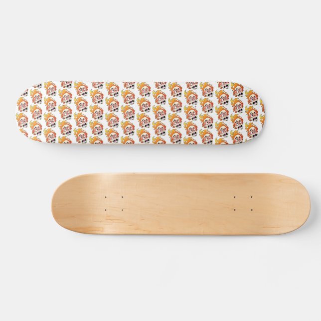 Skateboarddäck med skottskog mini skateboard bräda 18,5 cm (Horz)