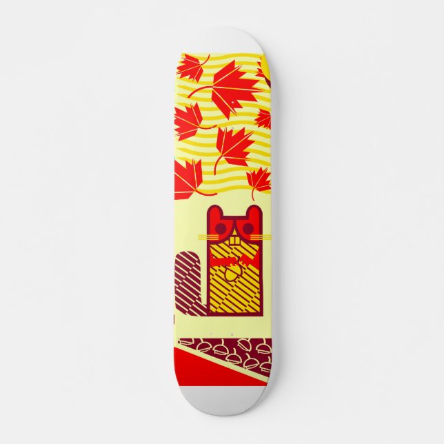 Skateboarddäck Mini Skateboard Bräda 18,5 Cm (Framsida)