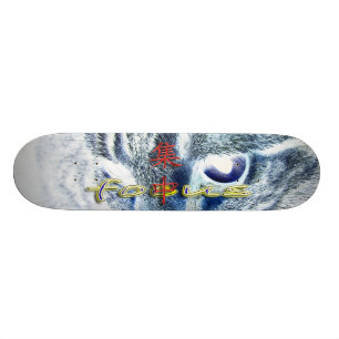 Skateboarden fokuserar skateboard bräda 21,5 cm