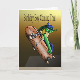 Skateboarder Birthday Kort