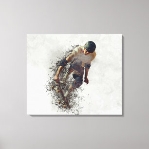 Skateboarder Canvastryck