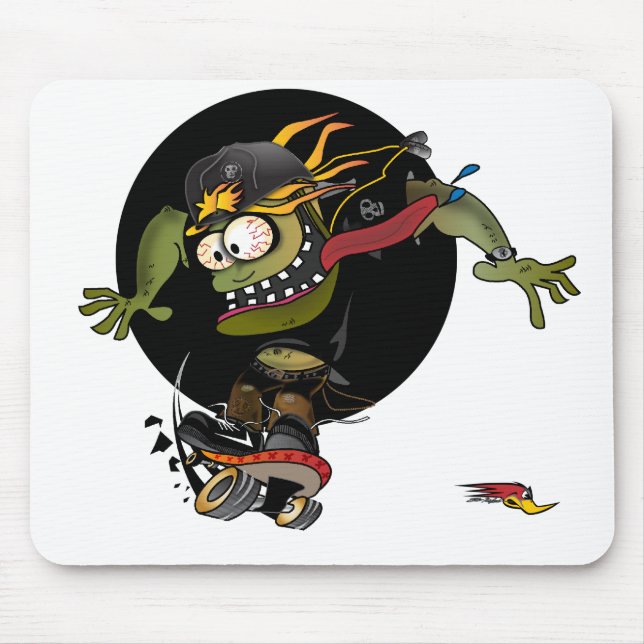 Skateboarder Mousepad Musmatta (Framsidan)