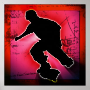 Skateboarder Poster