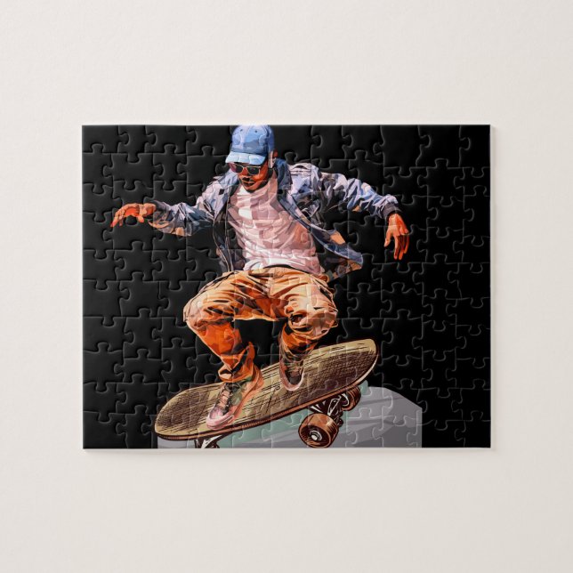 skateboarder pussel (Horisontell)