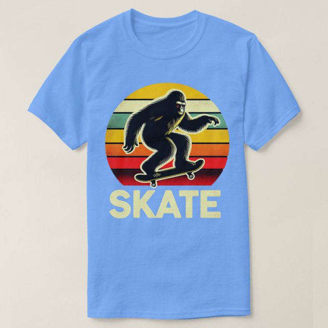 Skateboarder Retro Vintage Skateboarding T Shirt (Design framsida)