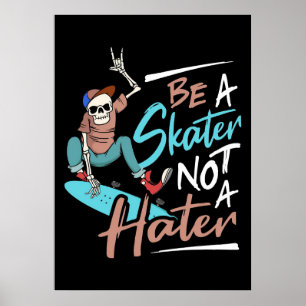 Skateboarder ska vara en Skater som inte är en Hat Poster