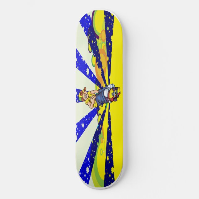 Skateboarder Skateboard Bräda 20,5 Cm (Framsida)