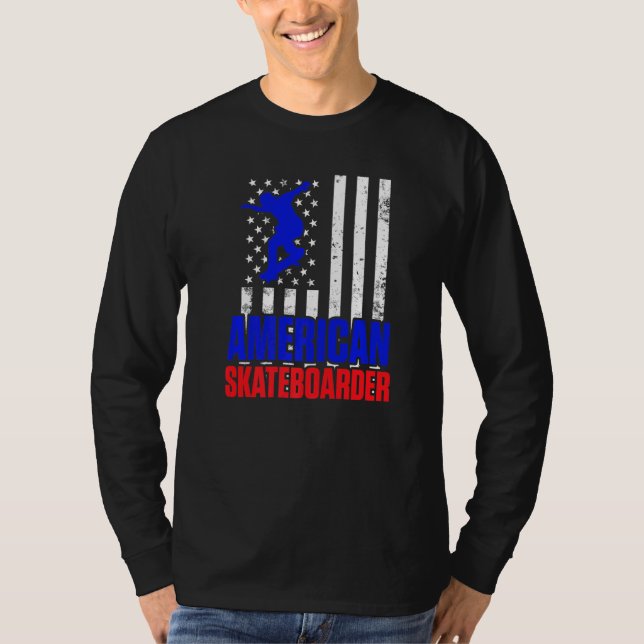 Skateboarder Skateboarder Skateboarding 13 T Shirt (Framsida)