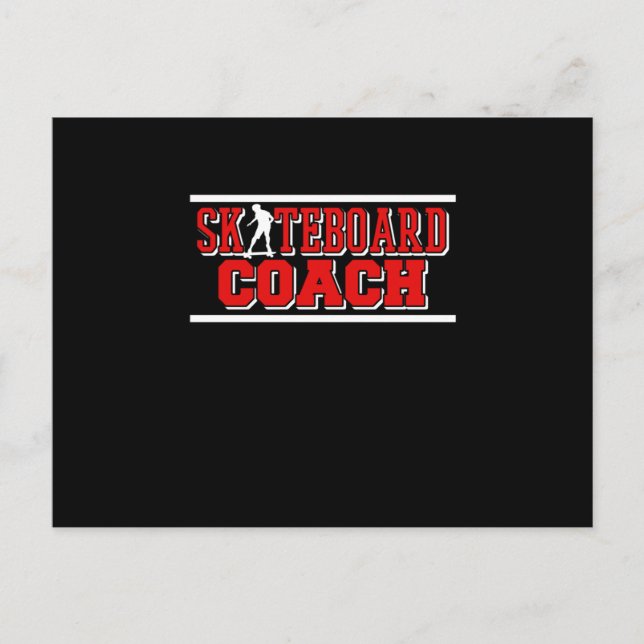 Skateboarder Skateboarder Skateboarding Skater Inbjudan Vykort (Framsida)