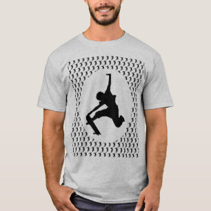 Skateboarder Skateboarding Skateboard Silhouette T Shirt