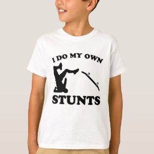 Skateboarder Stunts Roligt Skateboard Gift T Shirt