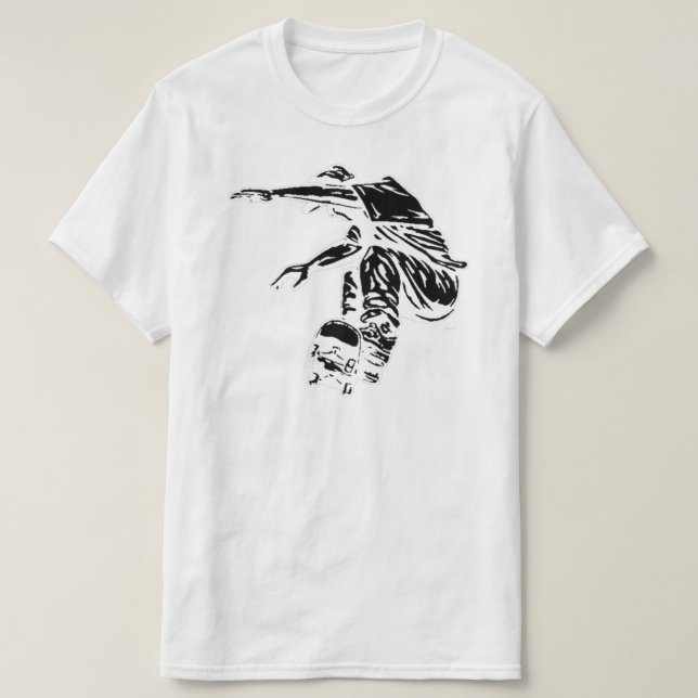 Skateboarder Tee Shirt (Design framsida)