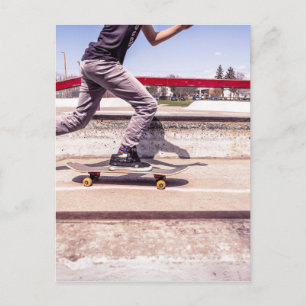 Skateboarder Vykort