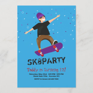 Skateboarderinbjudan Inbjudningar