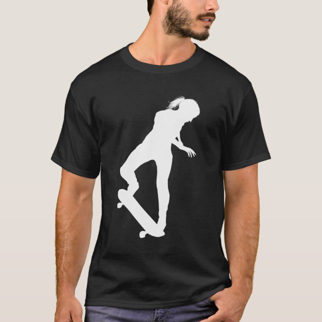 Skateboarderns skateboarder-Skater G T Shirt (Framsida)