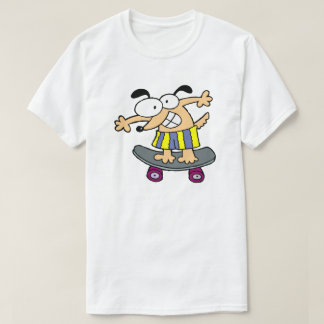 Skateboardertecken Skateboarding Roligt Skateboar T-shirt
