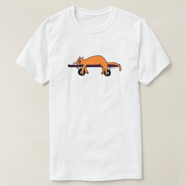 SkateboardFahtCaht tshirt T-shirt (Design framsida)