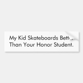 Skateboardhederstudent Bildekal
