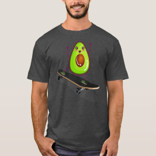 Skateboarding Avocado T Shirt