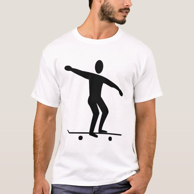 Skateboarding - Black T Shirt (Framsida)