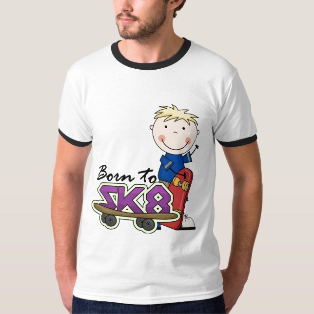 SKATEBOARDING - blonda pojkeTshirts och gåvor Tröja (Framsida)