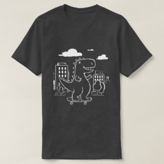 Skateboarding Dinosaur T Shirt